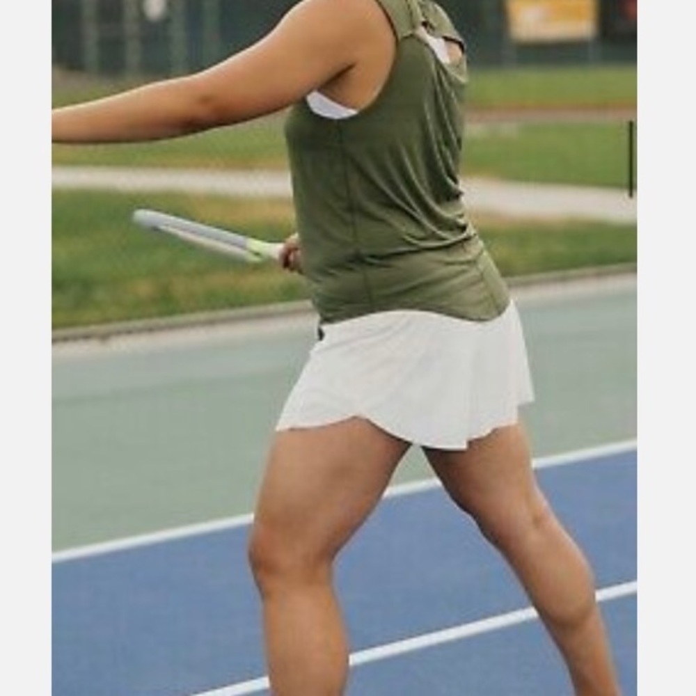 NWT Zyia White Gand Slam Tennis Skirt- Large - Picture 2 of 8